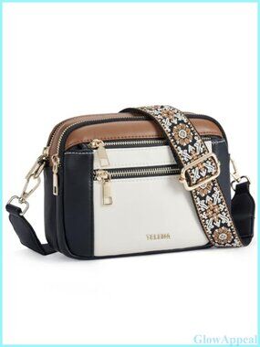 Vegan Leather Crossbody Bag Adjustable Strap